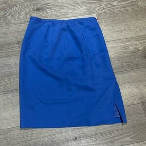 Elegant Blue Pencil Skirt